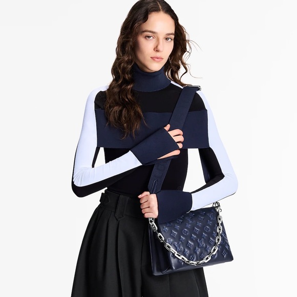 NEW Louis Vuitton Coussin PM Navy M21282 - Picture 12 of 16